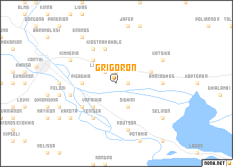 map of Grígoron