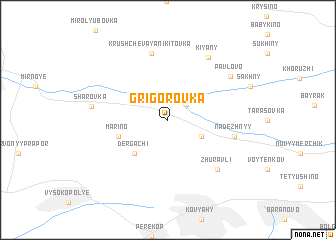 map of Grigorovka