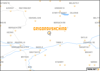 map of Grigorovshchina