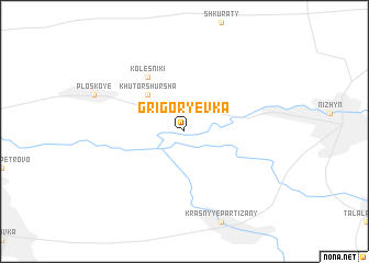 map of Grigorʼyevka