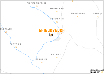 map of Grigorʼyevka