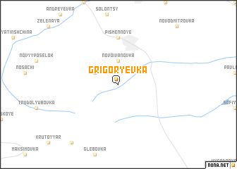 map of Grigorʼyevka