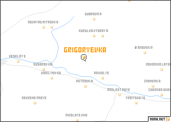 map of Grigorʼyevka