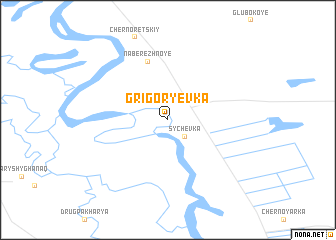 map of Grigorʼyevka