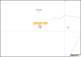 map of Grigston