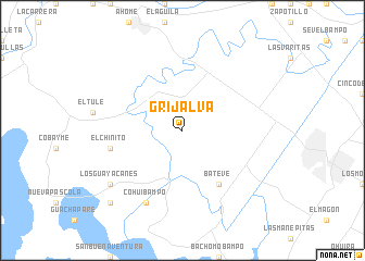 map of Grijalva