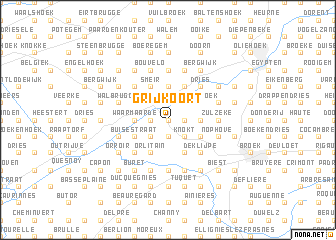 map of Grijkoort