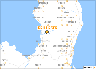 map of Grillasca