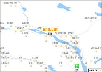 map of Grillom
