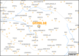 map of Grimalda