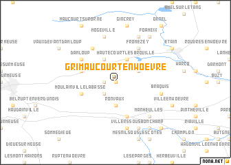 map of Grimaucourt-en-Woëvre