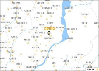 map of Grima