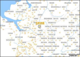 map of Grima