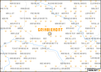 map of Grimbiémont