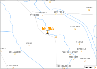 map of Grimes