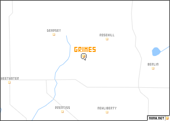 map of Grimes