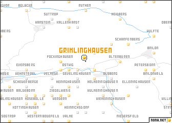 map of Grimlinghausen