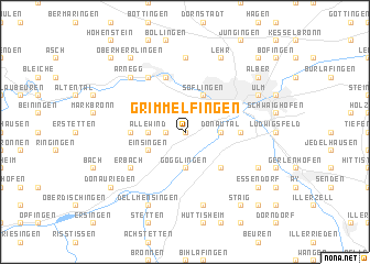 map of Grimmelfingen