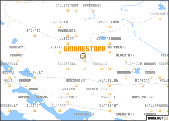 map of Grimmestorp