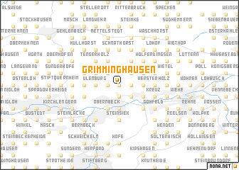 map of Grimminghausen