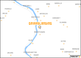 map of Grimms Landing