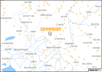 map of Grímpovon