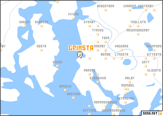 map of Grimsta