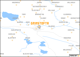 map of Grimstofta