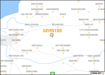 map of Grimston