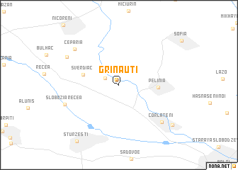 map of Grinăuţi