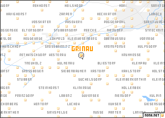 map of Grinau