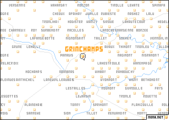 map of Grinchamps