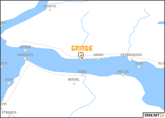 map of Grinde