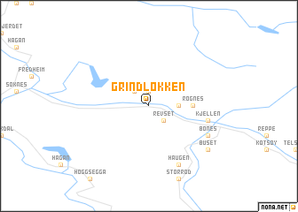 map of Grindløkken
