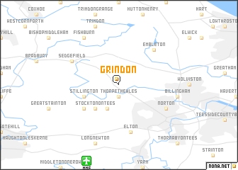 map of Grindon