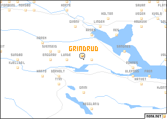 map of Grindrud