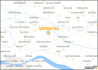 map of Grindsted