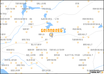 map of Grinnared