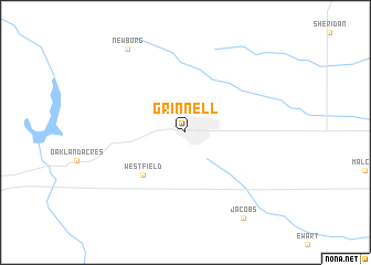 map of Grinnell