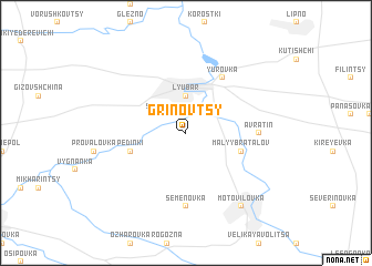 map of Grinovtsy