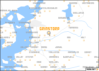 map of Grinstorp