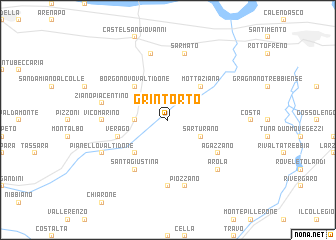 map of Grintorto