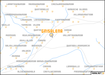 map of Grisaleña