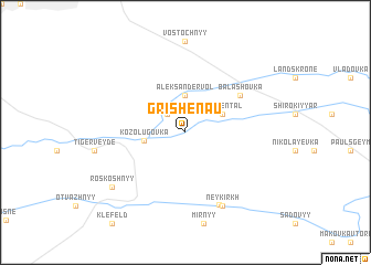 map of Grishenau