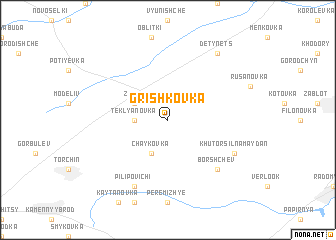 map of Grishkovka