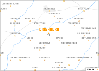 map of Grishovka