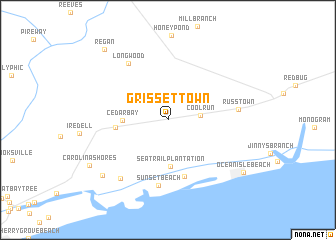 map of Grissettown