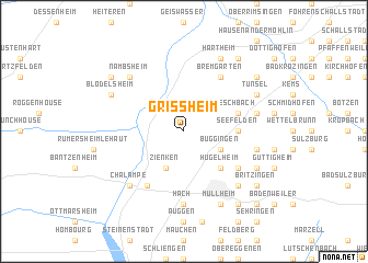 map of Grißheim
