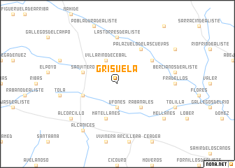 map of Grisuela
