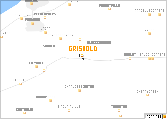 map of Griswold